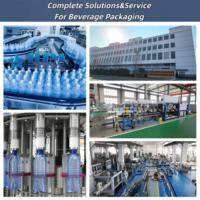 Machines de remplissage d'eau certifiées CE 4000 BPH pour usine d'eau pure, en acier inoxydable 316, production d'embouteillage automatique 3-en-1
