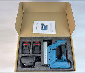 Clavadora Grapadora Eléctrica Inalámbrica <span class=keywords><strong>de</strong></span> 20V con Batería Calibre 18, Pistola <span class=keywords><strong>de</strong></span> Clavos Portátil 2 en 1 - Product Image 3