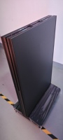 Toile de fond pliable pour télescope 640x1920mm Hyudaeyong Tiet Kiem Nang Luong Jarip Tu Xuong Backdrop Bandara Samusil Doseogwan Sikdang Bijutsukan