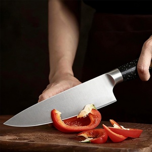 New Arrival 7-piece Cooking Chef Slicing <b>Knife</b> <b>Set</b> Scissor <b>Sharp</b> <b>Knives</b> Stainless Steel Kitchen <b>Knife</b> <b>Set</b> with Block - Product Image 3