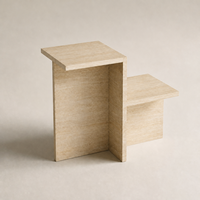 Table basse en bois artisanale super élégante avec un style rustique de ferme
