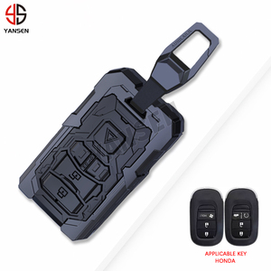 2024 nouvelle housse <span class=keywords><strong>de</strong></span> clé <span class=keywords><strong>de</strong></span> voiture pour Honda Civic City Accord CRV CR-V XR-V Odyssey Vezel Jade Crider pour pilote - Product Image 2