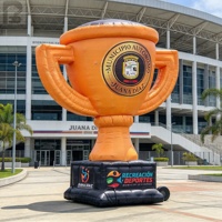 Modèle de trophée gonflable sur mesure de 3 m, coupe de champion gonflable géante, ballon publicitaire pour événements sportifs, courses, compétitions, décoration de club
