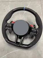 Volant chauffant et vibrant en fibre de carbone pour BMW 550i Xdrive G20 G22 G23 G26 G80 G81 M3 G80 M4 G82 M5 F90 M8 X3 X4 X5 X6 CS