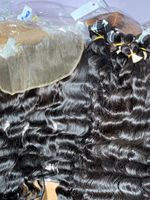 Lots de Cheveux Humains Naturels Ondulés Indiens, Lots de Cheveux Indiens Bouclés Bruts, Lots de Cheveux Bruts Non Traités, Cheveux Indiens