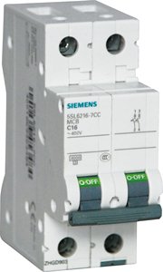 Interruptor automático en miniatura Siemens serie 5SL 5SL6263-8CC - Product Image 1