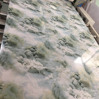 Marbre UV PVC 1220*2440mm Design Feuille de PVC/Panneau de PVC Panneau mural