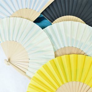 Abanico Plegable Personalizado para Boda, Abanico de Mano de Madera Colorido con Diseño Pintado, Recuerdo Artesanal de Bambú - Product Image 1