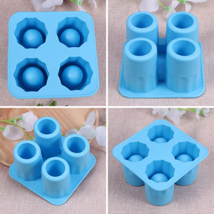 Moule à glaçons en silicone personnalisé pour verres à shot, bac à glaçons en silicone - Product Image 6