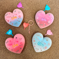 Enregistreur Module Saint Valentin Cadeau D'anniversaire Porte-clés Jouet Lumière Inventive 30 Secondes Voix Son Musique Enregistrement Amour Ours Coeur