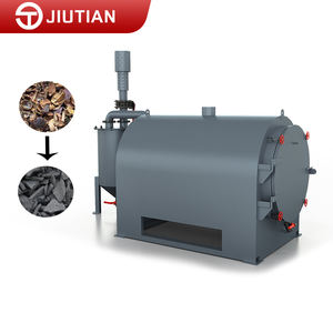 Mesin Pembuat Arang Biomassa Tungku Karbonisasi Horizontal Efisiensi Tinggi Hemat Energi Kelas Industri Pabrik - Product Image 3