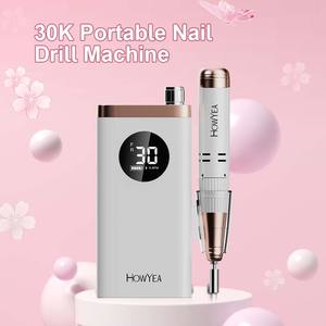 HOWYEA professionale 30000prm Nails <span class=keywords><strong>Drill</strong></span> Silentlarge-capacity batteria macinazione ceramica testa ad alta definizione <span class=keywords><strong>Nail</strong></span> <span class=keywords><strong>Drill</strong></span> - Product Image 1