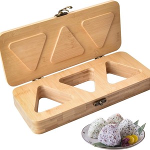 Cross-border bamboo <b>mold</b> with lid, handmade sushi press, rice and vegetable roll making machine, portable rice ball <b>mold</b> - Product Image 2