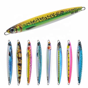 <span class=keywords><strong>3D</strong></span> In Ấn Lớp Phủ Kim Bionic Jigings 60G 80G 100G 120G 150G Nhanh Chóng Chìm Kim Loại Jigs Sắt Mồi Cá Thu Cá Thu Jig - Product Image 1