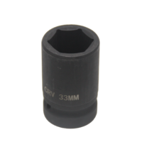 Clés à chocs OBBL de 1 pouce, douilles hexagonales CRV-32MM, acier au chrome-vanadium OEM, qualité industrielle
