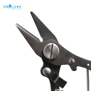 Alicates portátiles de acero inoxidable, línea trenzada cortada, cortador de señuelos, tijera de pesca multifuncional combinada - Product Image 3