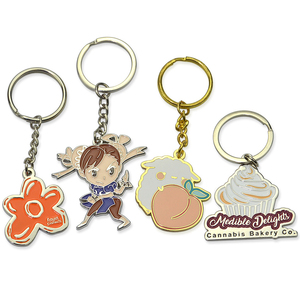 निर्माता कीरिंग 3 डी लोगो पत्र कुंजी श्रृंखला व्यक्तिगत हार्ड सॉफ्ट एनमेल कस्टम धातु कीचेन - Product Image 3