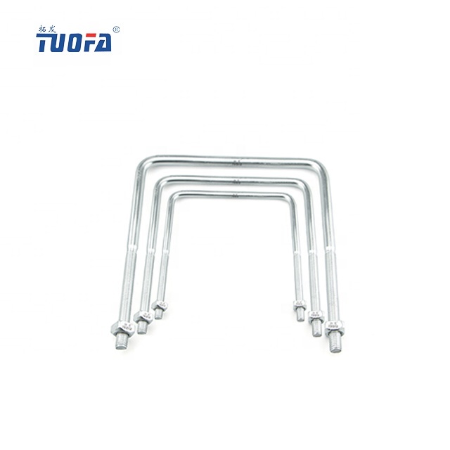 TUOFA Factory Direct High 80mm 50mm 40mm Overhead Line Bolts Nuts U-Bolt Power Transmission Distribution Pole Link Fittings
