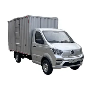 Chinese electric vehicle EV cargo van long range mini electric truck lhd 4wd cheap trucks with EU homologationfor carry