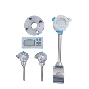 Professional HJLUGB Split vortex flowmeter Split Type Liquid Control Gas Compressed Air Flow Meters IP68