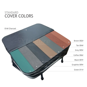 Couverture de <span class=keywords><strong>spa</strong></span> de bain en tissu Oxford <span class=keywords><strong>gonflable</strong></span> Couverture de bain à remous au feu de bois de cèdre directe d'usine <span class=keywords><strong>pour</strong></span> salles de bain <span class=keywords><strong>pour</strong></span> <span class=keywords><strong>spa</strong></span> moderne extérieur - Product Image 5