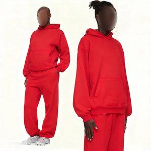 Sudadera con Capucha Unisex Extra Grande de Algodón Grueso, Estilo Urbano, Estilo Americano con Estampado de Logotipo para Hombre, Otoño Invierno - Product Image 1