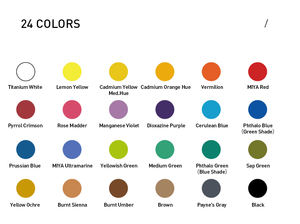 MIYA <span class=keywords><strong>Original</strong></span> de alta calidad sólido conjunto de acuarela 36 colores PU caso - Product Image 5