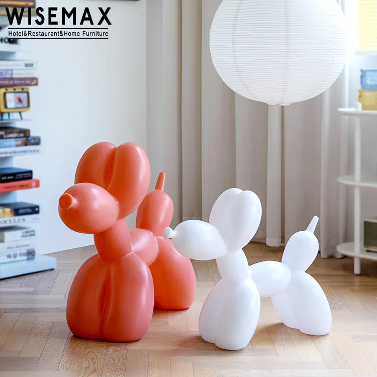 WISEMAX Kursi Boncengan Anak Plastik, Kursi Bermain Taman Kanak-kanak, Balon Warna-warni, Kursi Plastik Anjing untuk Anak-anak