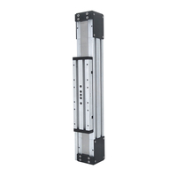 Module de table coulissante à courroie synchrone haute vitesse, entièrement fermé, avec rail de guidage linéaire, silencieux et étanche, en aluminium