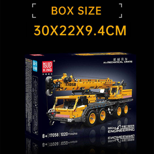 Mould King 17058S 1020 Uds ingeniería Serie grúa mecánica camión coche ladrillos modelo técnico juguete educativo Festival regalo - Product Image 6