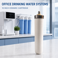 Cartouche filtrante en céramique de 10 pouces en gros, élément de remplacement pour systèmes de filtration d'eau commerciaux