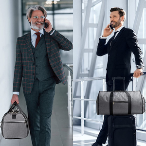 High Quality Garment <strong>Bags</strong> Travel Foldable Carry on for Men Waterproof <strong>Duffel</strong> with Shoe Pouch <strong>Trendy</strong> Design - Product Image 6