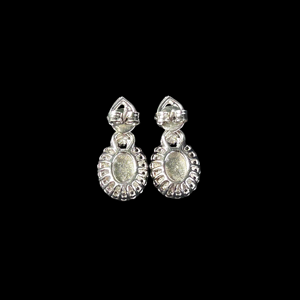 Pendientes de Jadeíta Birmana Natural de Grado A, Pendientes Ovalados de Jadeíta Birmana para Mujer, Regalo (Con Certificado NGTC) - Product Image 5