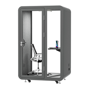 תא אטום לרעש בהתאמה אישית, יוקרתי, לשימוש בקניון חיצוני - תא טלפון לאולפן הקלטות ביתי עם מסגרת פח, למחסן - Product Image 3