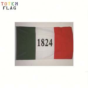 В наличии: Флаг исторической битвы 1824 года, Альамо, 90x150 см, полиэстер, категория «Исторические флаги» - Product Image 1