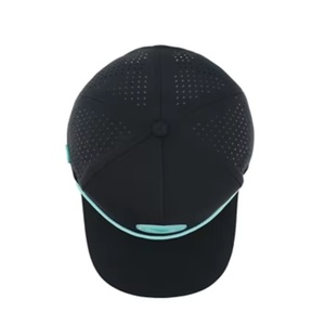 หมวกกอล์ฟแบบ 5 แผง ผ้าโพลีเอสเตอร์ผสมสแปนเด็กซ์ ลายก้างปลา สั่งทำขายส่ง ตัดด้วยเลเซอร์ รูระบายอากาศ ดีไซน์วินเทจ ปักโลโก้ตามแบบ - Product Image 5