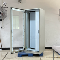 Boîtier de distribution extérieur étanche à double porte, armoire électrique métallique, coffret électrique pour contrôle d'équipement