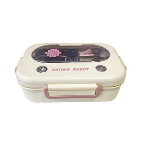 Boîte à <span class=keywords><strong>lunch</strong></span> Tiffin à 3 compartiments pour enfants Kawaii Boîte à <span class=keywords><strong>lunch</strong></span> <span class=keywords><strong>thermos</strong></span> Bento isolée sous vide en acier inoxydable pour écoliers - Product Image 6