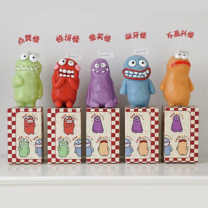 Velas Artísticas con Forma de Monstruo, Velas de Pilar sin Goteo, Decoración para el Hogar, Diseño Personalizado, Cera de Parafina sin Aroma - Product Image 5