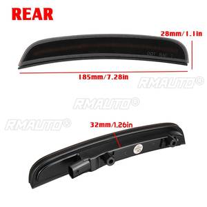 4 pièces, feux de position latéraux dynamiques avant et arrière, rouge ambre, LED, clignotants, feux de signalisation pour Chrysler 300 2015 2016 2017 2018 - Product Image 5