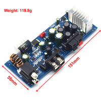 TPA3116 Carte amplificateur de caisson de basses numérique professionnel 8-24V 2*50W USB télécommande métal 100W pour récepteurs amplificateurs