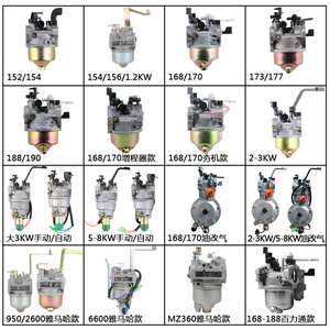 Carburateur pour moteur à essence Huayi 152F 168/170F 188/190F, pièces détachées pour pompe à eau et motoculteur – Prix usine - Product Image 4