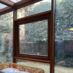 <span class=keywords><strong>Solarium</strong></span> Sun Room Maison en verre préfabriquée en bois Conservatoire Jardin Chambre arrière Véranda Mur-rideau Design pour la maison - Product Image 3