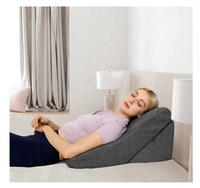 Ergonomisches Kopfteil-Schlafkissen aus Memory-Schaum mit verstellbarem Rückenpolster-Stopper