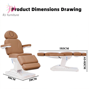 Cama Curva para Pestañas RJ Beauty Salon Furniture, Cama de Masaje Facial para Salones de Extensión de Pestañas - Product Image 5