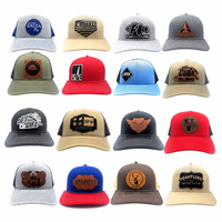 Casquettes Trucker en Maille à 5 Panneaux, Vierge, 112 Patchs, Logo Brodé Personnalisé, Visière Courbée, Snapback – Vente en Gros