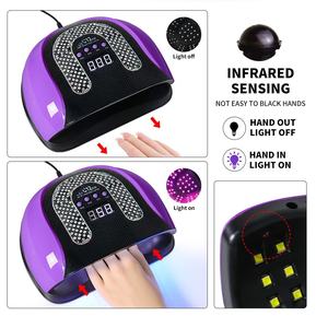 Lampe à ongles à induction à double lumière 57, nouvelle, à prix réduit, avec écran LCD, sécheuse à ongles en diamant - Product Image 4