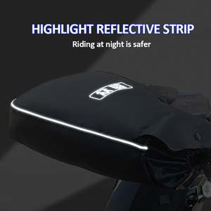 Manchons de guidon de scooter gants de guidon de cyclomoteur imperméables pour la poignée d'hiver - Product Image 5