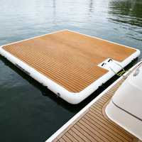 Plateforme flottante gonflable en PVC la plus populaire pour usage commercial