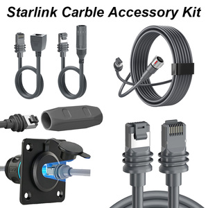 Diwei Starlink Mini Prise murale étanche CAT6 8 conducteurs en cuivre DC 12V/24V à montage sur panneau pour VR et camping-cars - Product Image 5